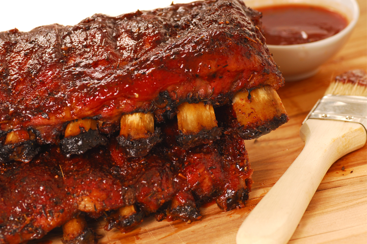 Costelinha Suína ao molho Barbecue