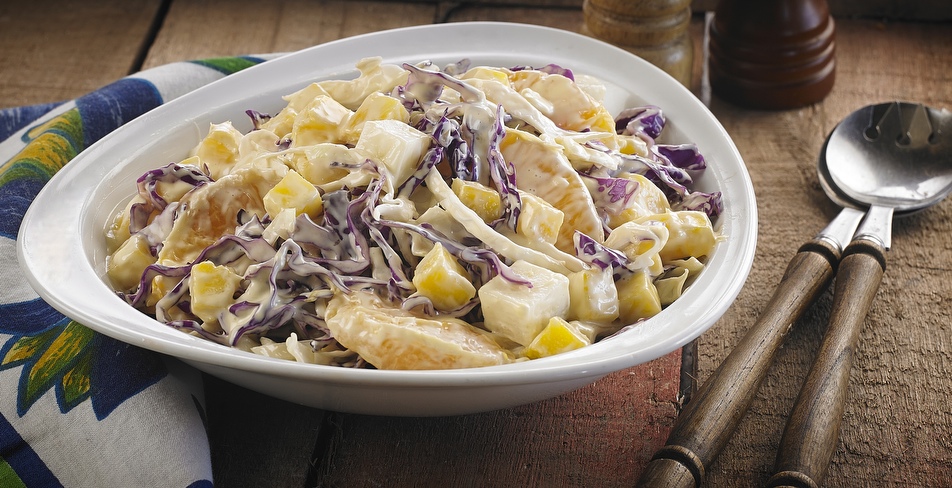 Salada de Repolho com Frutas