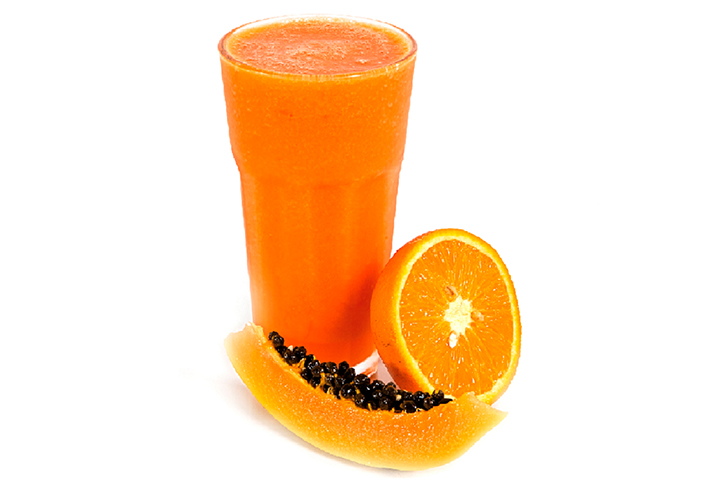 Suco de Laranja com Mamão